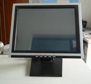 廠家直供15寸、17寸、19寸電阻觸摸液晶顯示器 靈活觸控與折疊底座設計